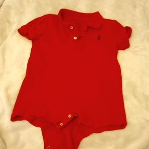 Polo Romper by Ralph Lauren